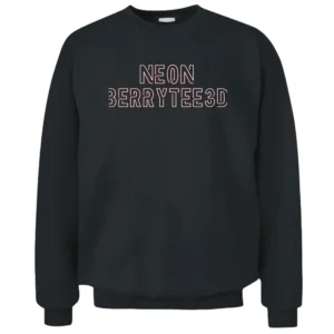 Neon berrytee3d Pullover Sweatshirt