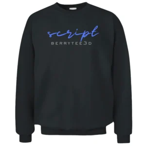 Script berrytee3d Pullover Sweatshirt